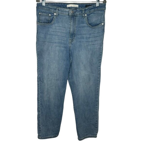 Ella Moss High Waist Straight Jeans Womens12/31 Light Blue Classic Norm Everyday - Picture 1 of 8